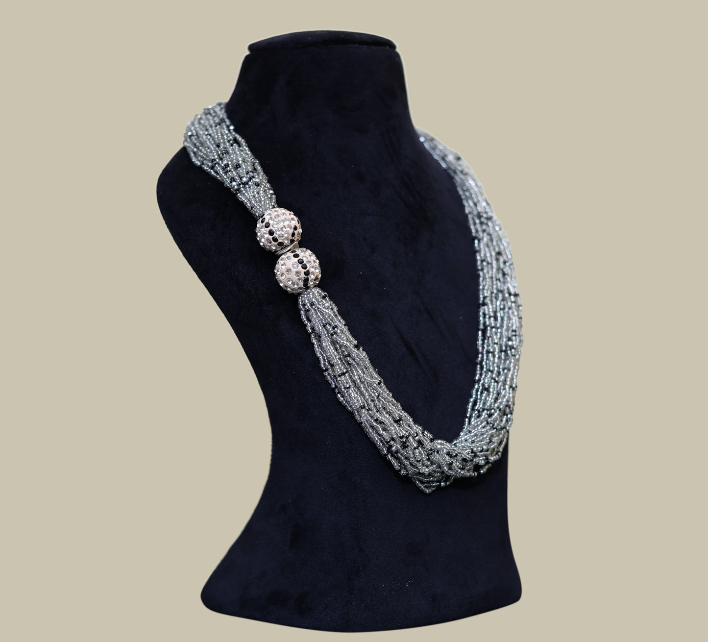 Glass Seed Bead Necklace