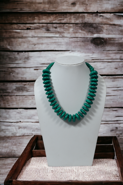 Unique African Resin Bead Necklace