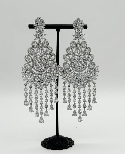 CZ Chandelier Earrings