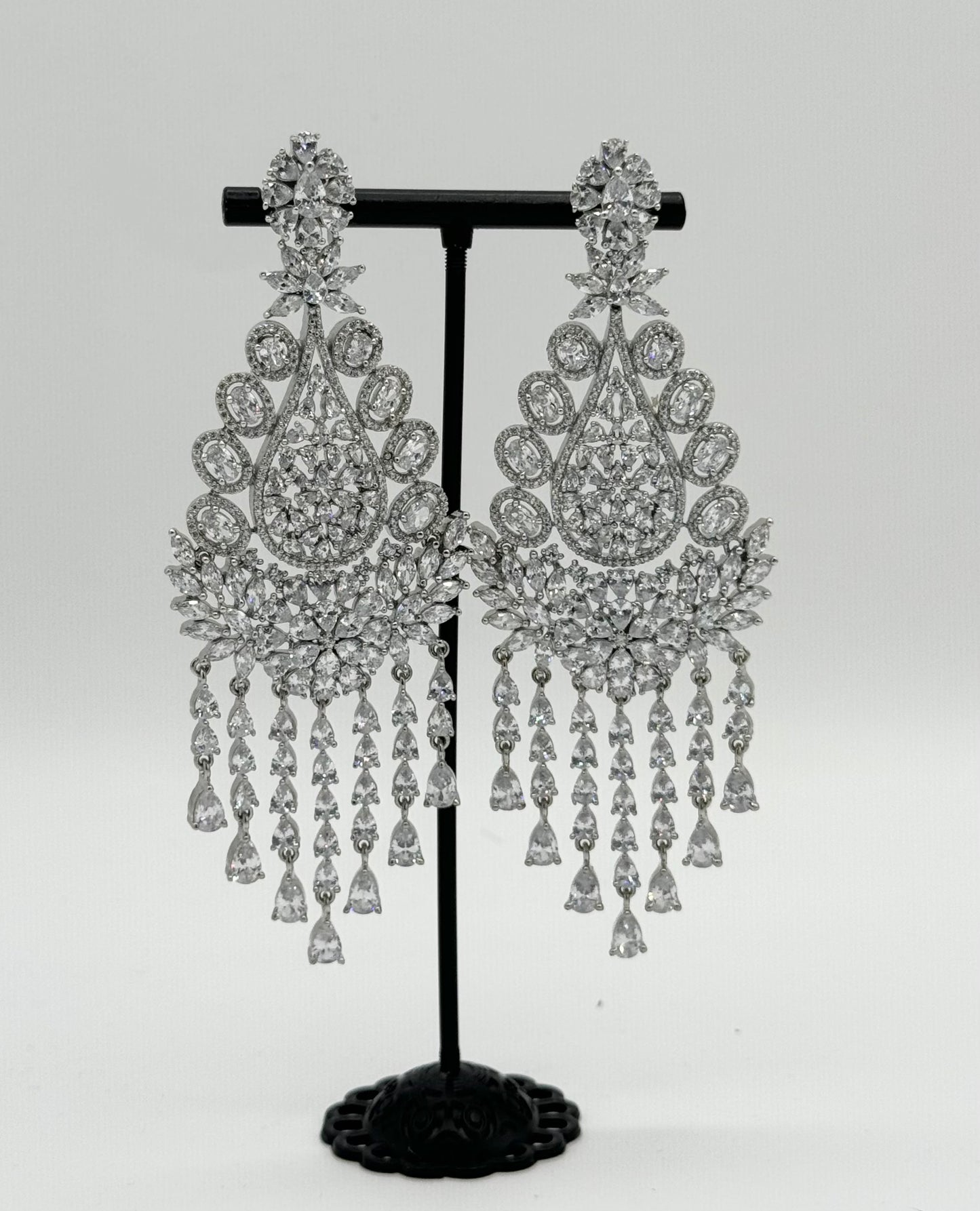 CZ Chandelier Earrings