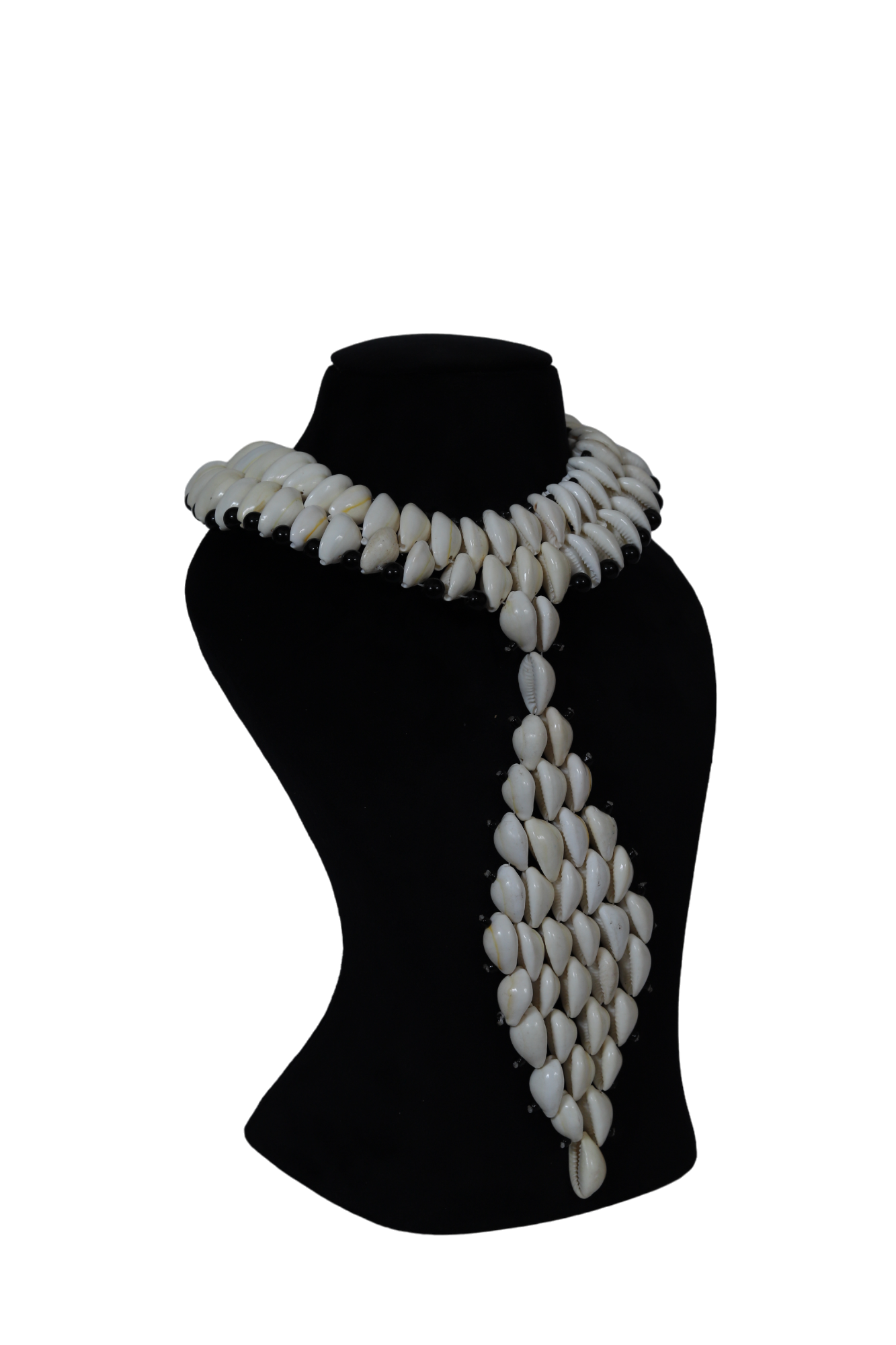 Black Glass Bead Necklace