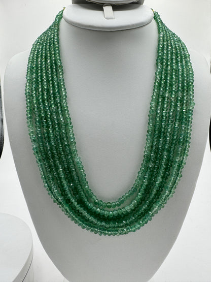 Stunning 7 Layered Onyx Necklace