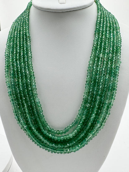 Stunning 7 Layered Onyx Necklace