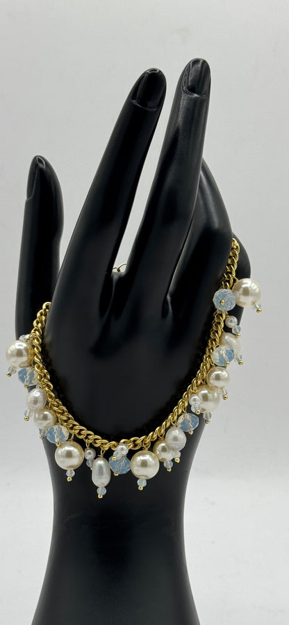 Real Baroque And Shell Pearl Bracelet