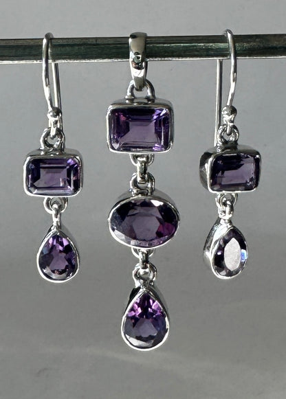 Amethyst Jewelry Set