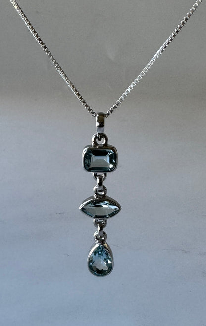 Blue Topaz Jewelry Set