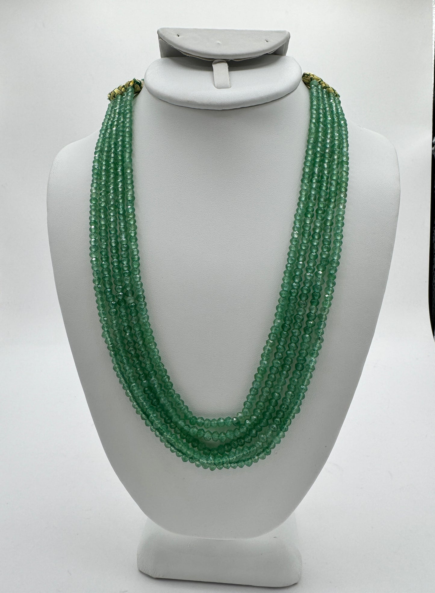 Elegant 5 Layered Onyx Necklace 