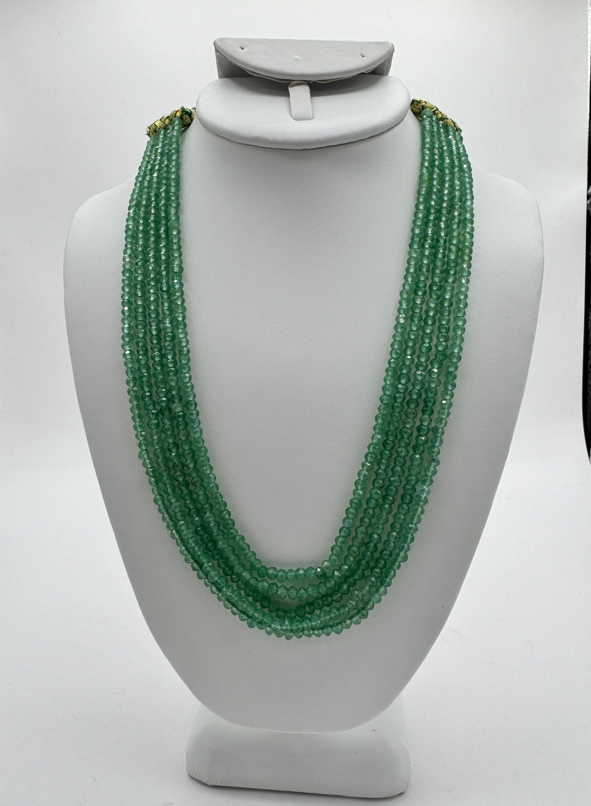 Elegant 5 Layered Onyx Necklace 