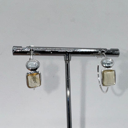Citrine Sterling Silver Earrings
