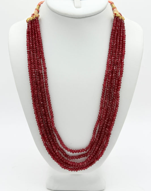 Maroon Onyx Necklace