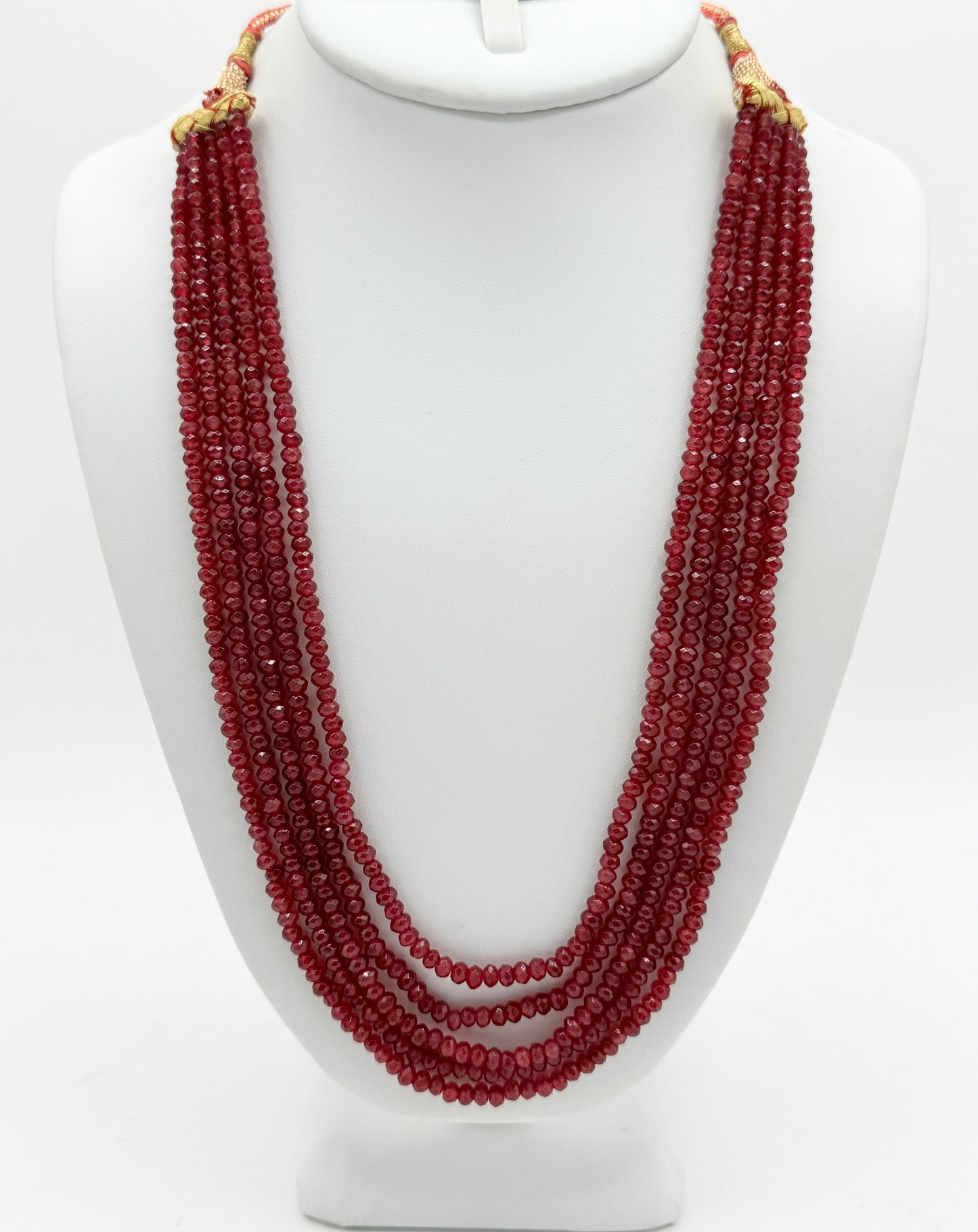 Maroon Onyx Necklace