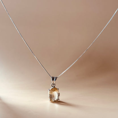 Yellow Topaz Pendant