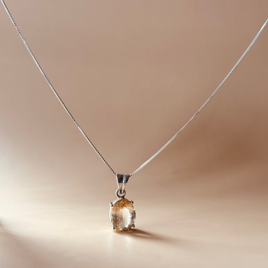 Yellow Topaz Pendant