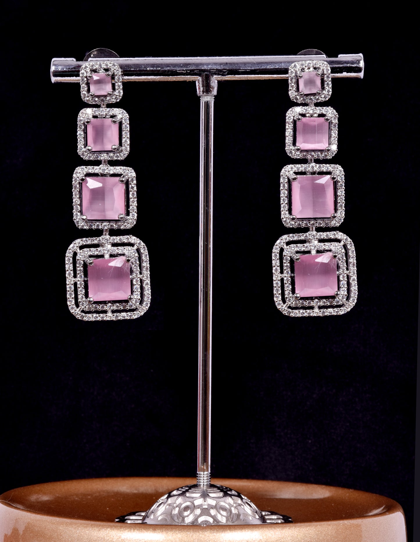 Square Zirconia Earring