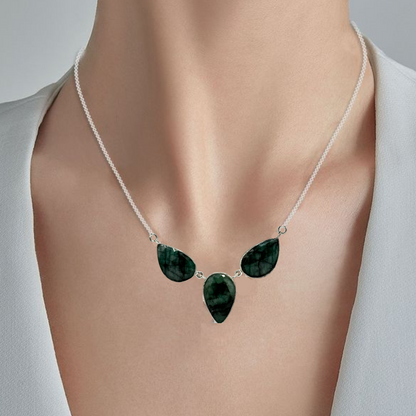 Emerald Stone Necklace
